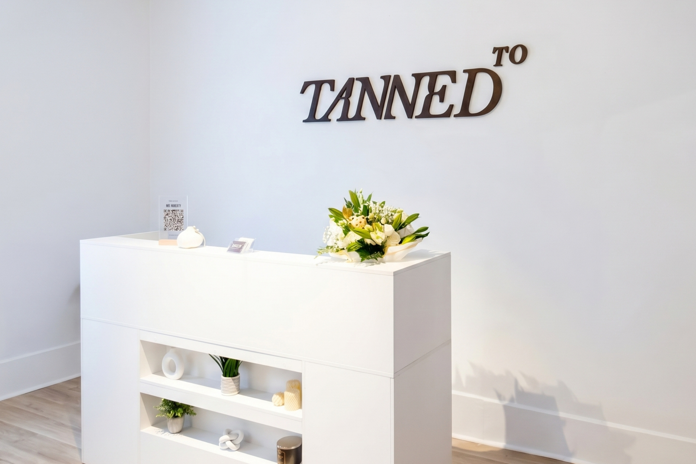 TANNED TO studio front desk